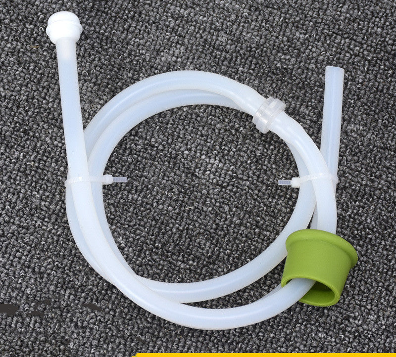 Dishwashing Liquid Presser Sink Press And Lengthen Silicone Tube Sink Head Detergent