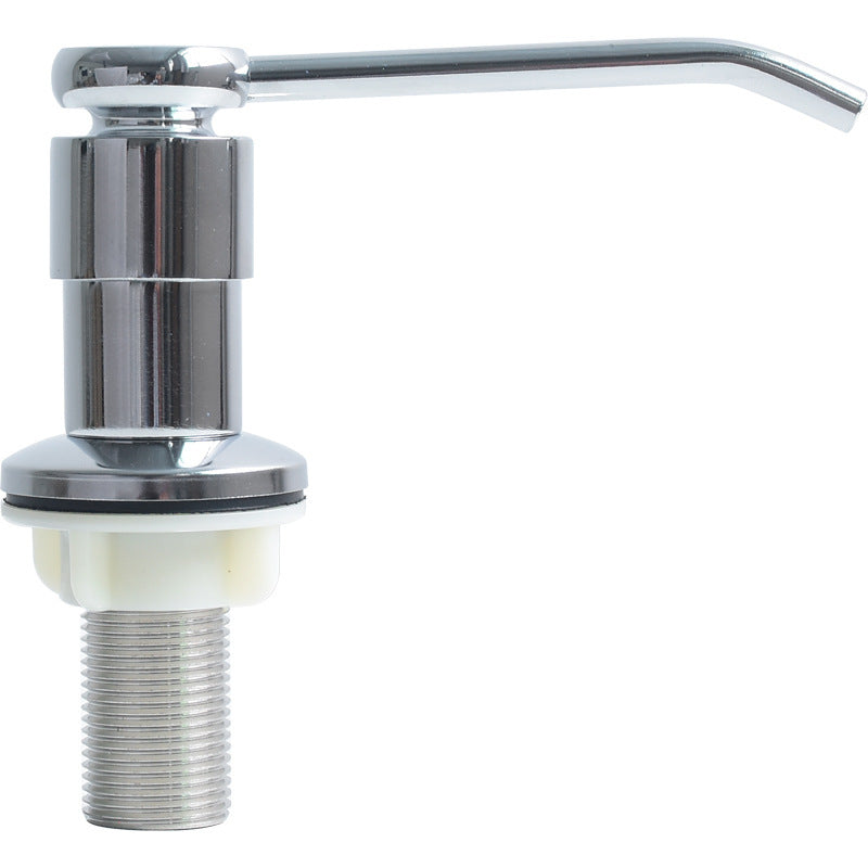 Dishwashing Liquid Presser Sink Press And Lengthen Silicone Tube Sink Head Detergent