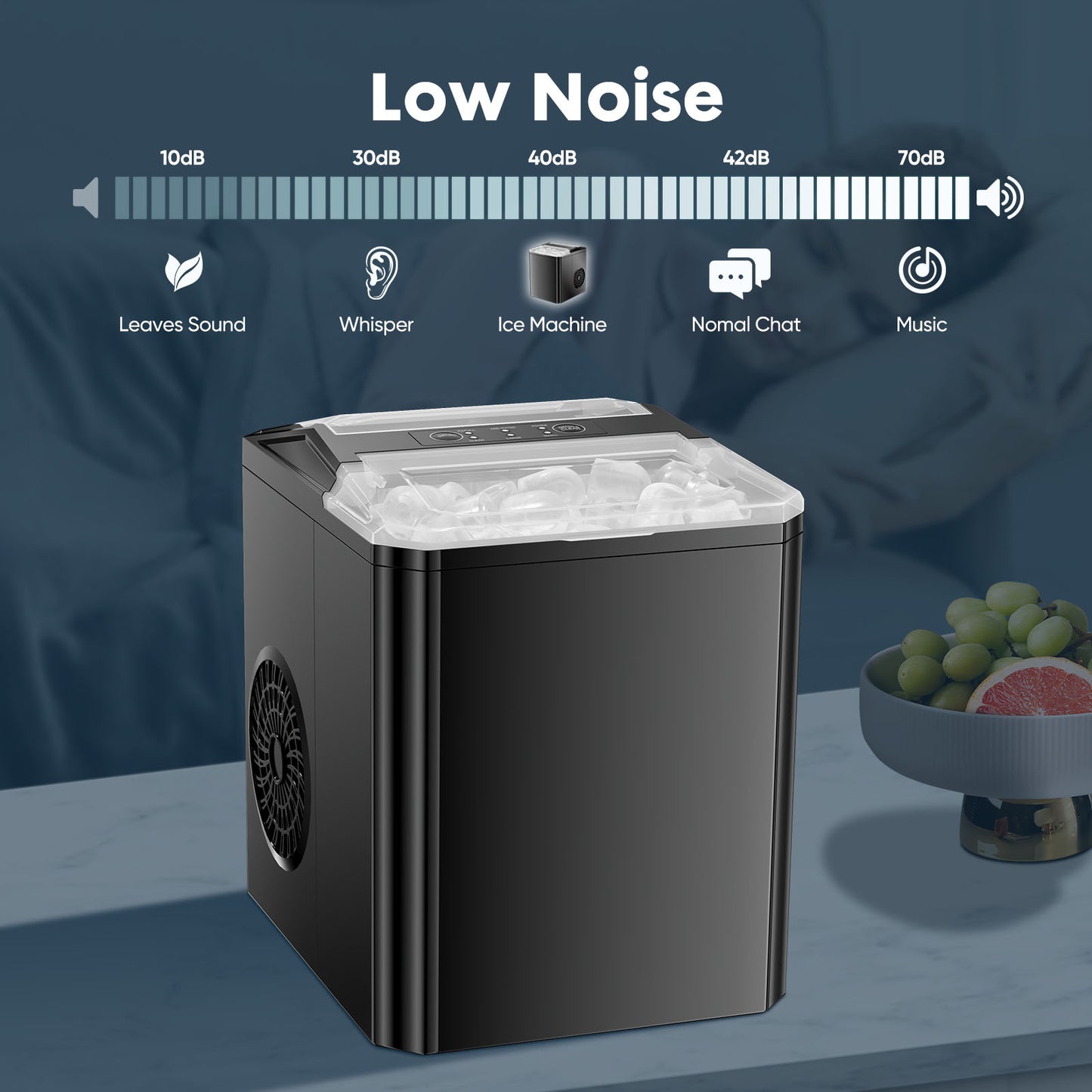 Portable Ice Maker Self-cleaning
